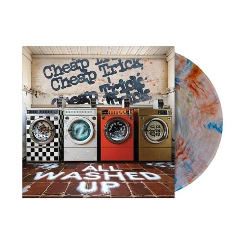 Cheap Trick All Washed Up - Indie Exclusive - Clear With Orange & Blue Marble Vinyl - Sealed vinyl LP album (LP record) UK CHPLPAL879001