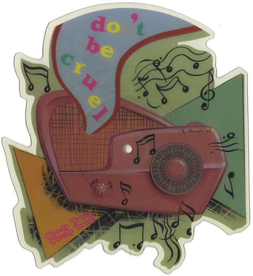 Cheap Trick Don't Be Cruel shaped picture disc (picture disc vinyl record) UK CHPSHDO322654