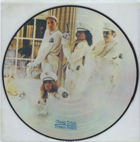 Cheap Trick Dream Police picture disc LP (vinyl picture disc album) UK CHPPDDR770552