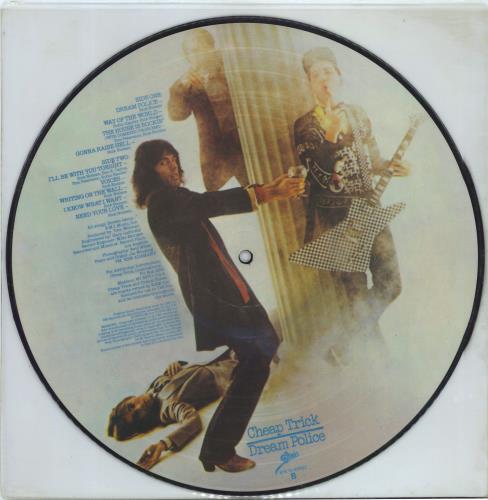 Cheap Trick Dream Police picture disc LP (vinyl picture disc album) UK CHPPDDR770552