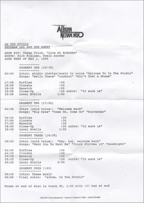 Cheap Trick In The Studio - Live At Budokan CD album (CDLP) US CHPCDIN190706