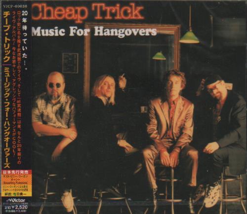Cheap Trick Music For Hangovers CD album (CDLP) Japanese CHPCDMU204074