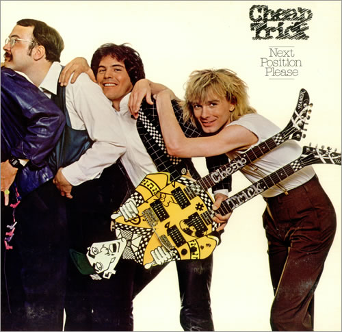 Cheap Trick Next Position Please - Fully Autographed vinyl LP album (LP record) US CHPLPNE451908