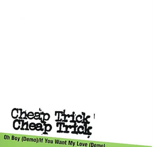 Cheap Trick Oh Boy 7" vinyl single (7 inch record / 45) US CHP07OH296973
