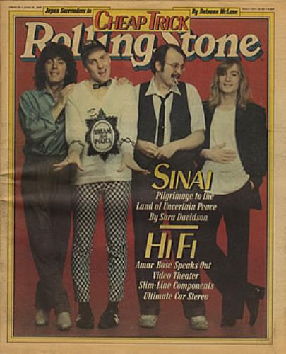 Cheap Trick Rolling Stone - June 1979 magazine US CHPMARO351153