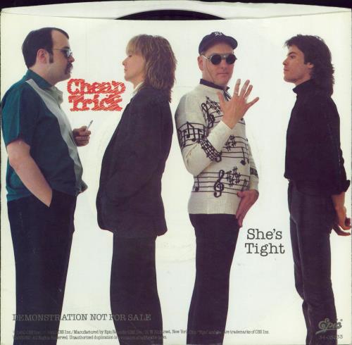 Cheap Trick She's Tight 7" vinyl single (7 inch record / 45) US CHP07SH771814