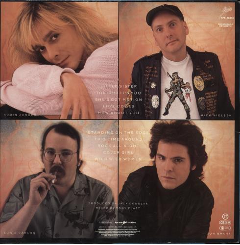 Cheap Trick Standing On The Edge vinyl LP album (LP record) UK CHPLPST749819