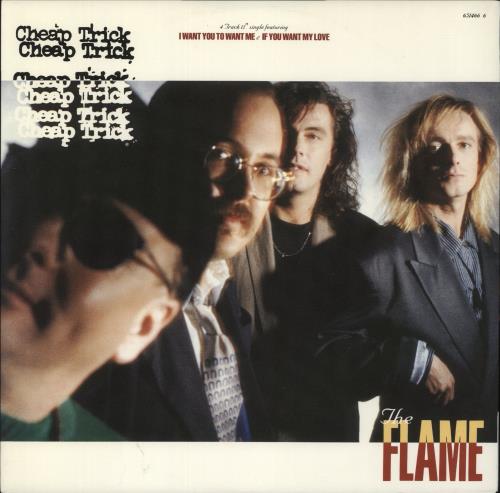 Cheap Trick The Flame 12" vinyl single (12 inch record / Maxi-single) UK CHP12TH150580