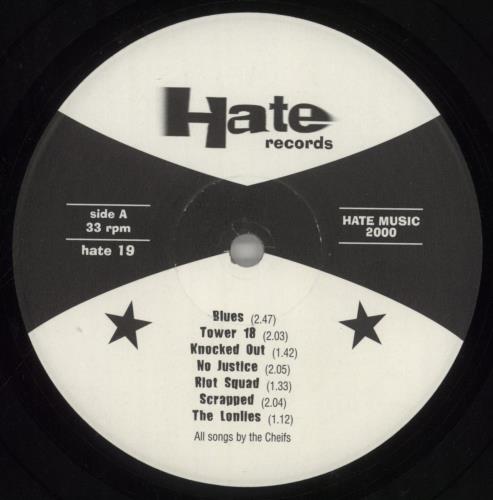 Cheifs Hollywest Crisis vinyl LP album (LP record) Italian 8YGLPHO859859