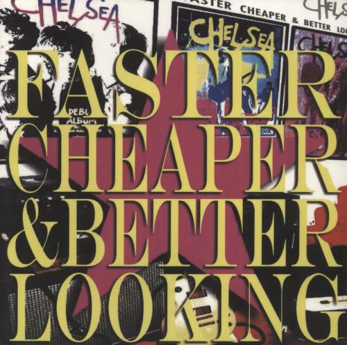 Chelsea Faster Cheaper & Better Looking - White Vinyl 2-LP vinyl record set (Double LP Album) UK CSA2LFA857514