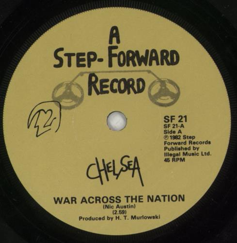 Chelsea War Across The Nation 7" vinyl single (7 inch record / 45) UK CSA07WA275301