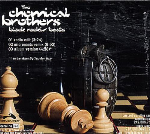 Chemical Brothers Block Rockin Beats CD single (CD5 / 5") US CCBC5BL88628