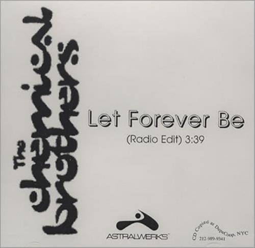 Chemical Brothers Let Forever Be CD-R acetate US CCBCRLE139347