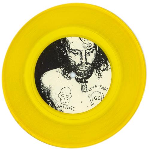 Chemical Dolls Sympathy For GG - Yellow Vinyl 7" vinyl single (7 inch record / 45) US 9HE07SY868383