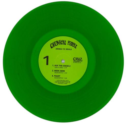 Chemical People Angels 'N' Devils - Green Vinyl 10" vinyl single (10 inch record) US CK810AN860158
