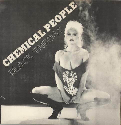Chemical People Black Throat - Clear Vinyl 7" vinyl single (7 inch record / 45) US CK807BL871565