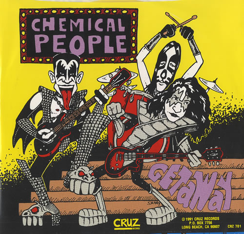 Chemical People Getaway/ Surrender - Yellow Vinyl 7" vinyl single (7 inch record / 45) US CK807GE462492