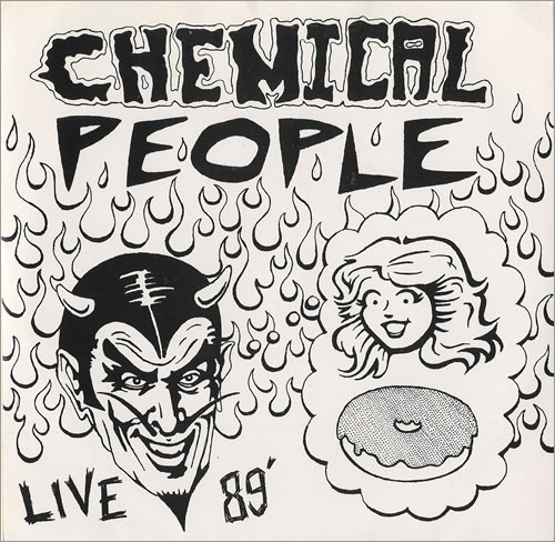 Chemical People Live 89 EP - Green Vinyl 7" vinyl single (7 inch record / 45) US CK807LI462391