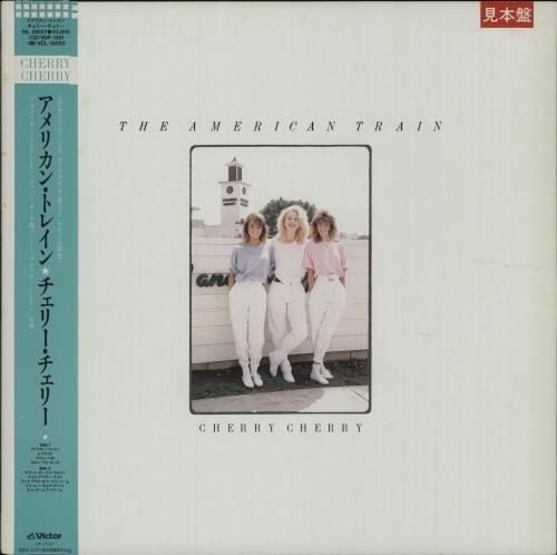 Cherry Cherry The American Train - White Label + Obi vinyl LP album (LP record) Japanese I95LPTH676765