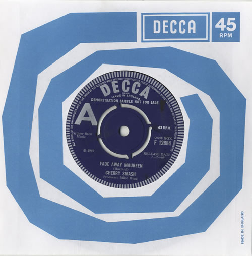 Cherry Smash Fade Away Maureen - A Label 7" vinyl single (7 inch record / 45) UK 4CS07FA471571