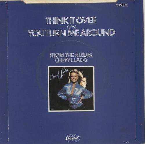 Cheryl Ladd Think It Over 7" vinyl single (7 inch record / 45) UK CDD07TH240956