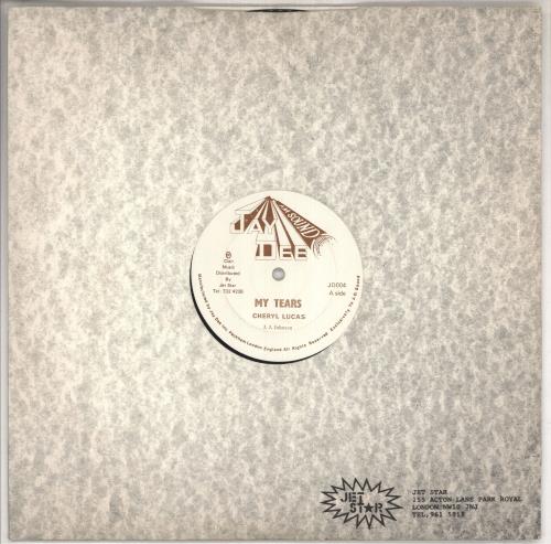 Cheryl Lucas My Tears 12" vinyl single (12 inch record / Maxi-single) UK E7H12MY735101
