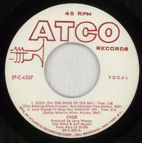 Cher 3614 Jackson Highway EP 7" vinyl single (7 inch record / 45) US CHE07JA881260