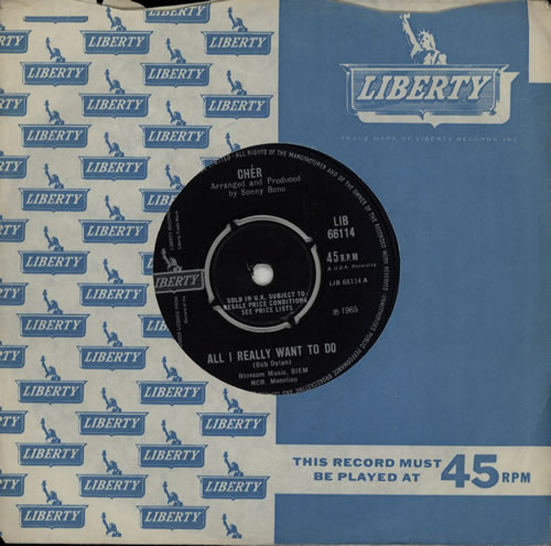Cher All I Really Want To Do 7" vinyl single (7 inch record / 45) UK CHE07AL294716