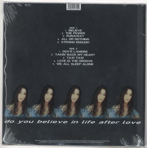 Cher Believe + Metallic Sleeve - Sealed vinyl LP album (LP record) US CHELPBE717287