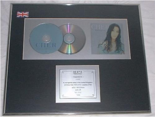Cher Believe award disc UK CHEAWBE185349