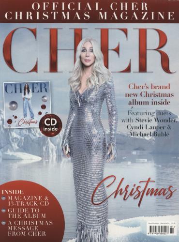 Cher Christmas + Magazine - Sealed CD album (CDLP) UK CHECDCH831070