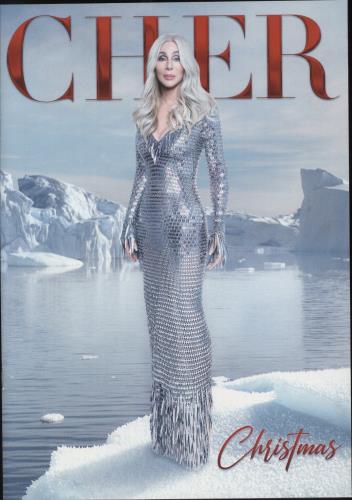 Cher Christmas + Magazine CD album (CDLP) UK CHECDCH856170