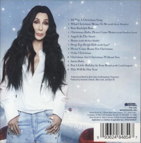 Cher Christmas + Magazine CD album (CDLP) UK CHECDCH856170