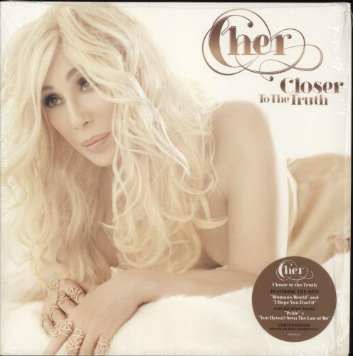 Cher Closer To The Truth - Bone Coloured Vinyl vinyl LP album (LP record) UK CHELPCL881517