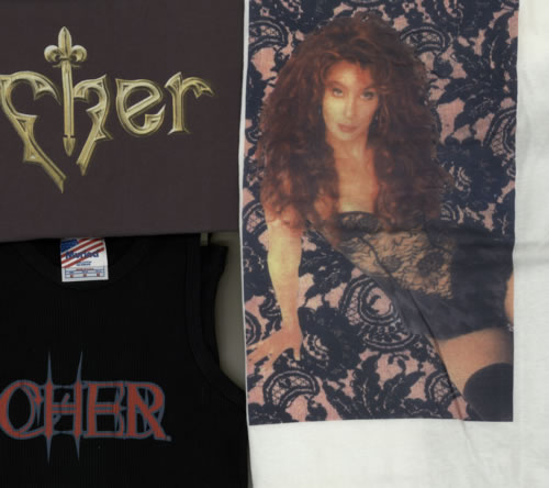 Cher Collection of Five T-Shirts & Vests t-shirt UK CHETSCO593696