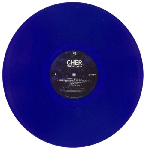 Cher Dancing Queen - Blue Vinyl vinyl LP album (LP record) UK CHELPDA864853