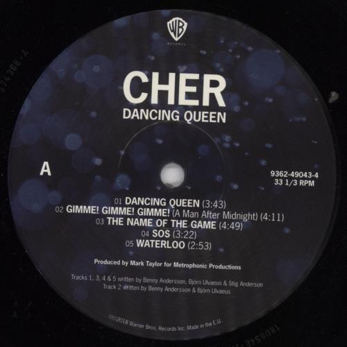 Cher Dancing Queen vinyl LP album (LP record) UK CHELPDA831069