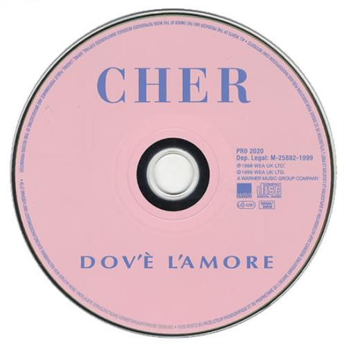 Cher Dove L'amore CD single (CD5 / 5") European CHEC5DO149198