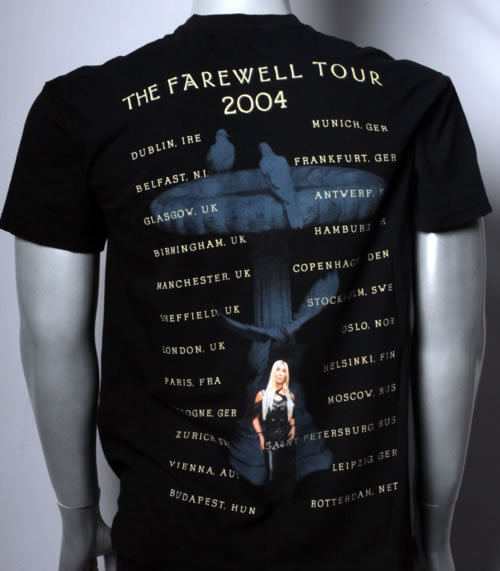 Cher Farewell Tour 2004 t-shirt UK CHETSFA593552