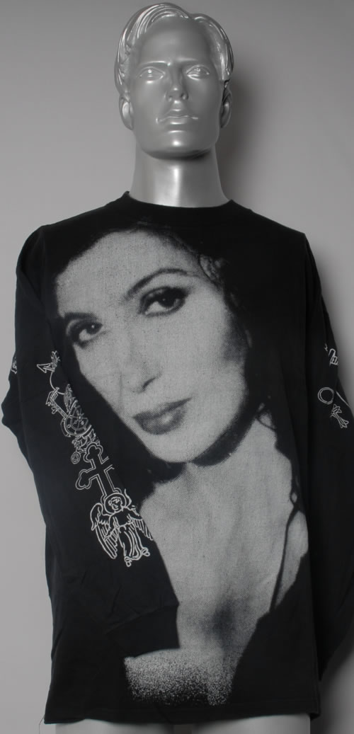 Cher Heart Of Stone - Black Long Sleeve t-shirt UK CHETSHE14987