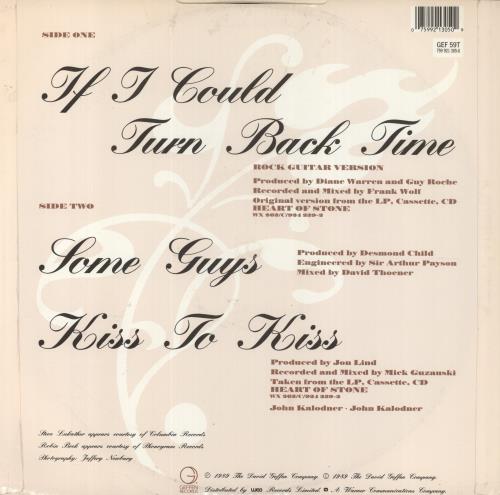 Cher If I Could Turn Back Time 12" vinyl single (12 inch record / Maxi-single) UK CHE12IF34443