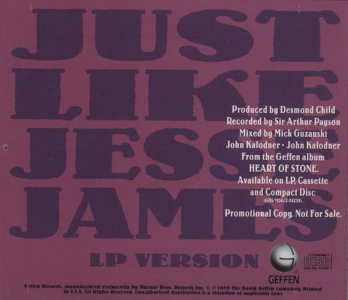 Cher Just Like Jesse James CD single (CD5 / 5") US CHEC5JU01748