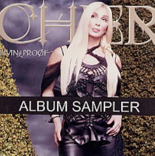 Cher Living Proof - Sampler CD-R acetate Australian CHECRLI215007