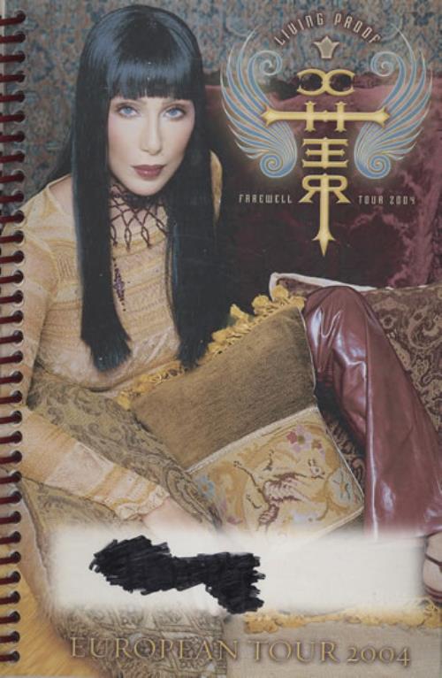 Cher Living Proof: Farewell Tour - Europe Itinerary European CHEITLI476063