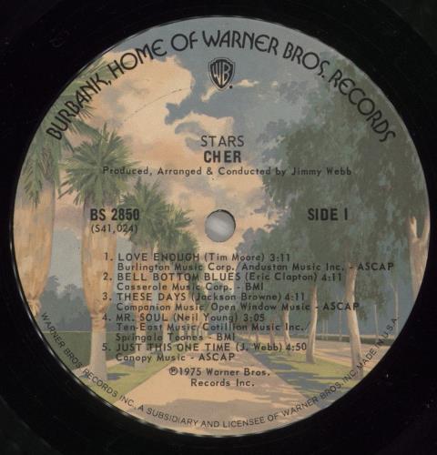 Cher Stars - Opened Shrink with Hype Sticker vinyl LP album (LP record) US CHELPST875478