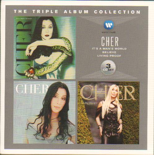 Cher The Triple Album Collection 3-CD album set (Triple CD) UK CHE3CTH656412