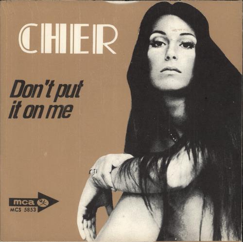 Cher The Way Of Love 7" vinyl single (7 inch record / 45) Italian CHE07TH881262