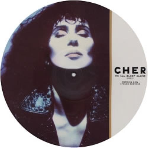 Cher We All Sleep Alone 12" vinyl picture disc (12 inch picture record) UK CHE2PWE09328
