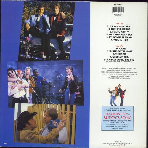 Chesney Hawkes Buddy's Song + inner vinyl LP album (LP record) UK HAWLPBU782921