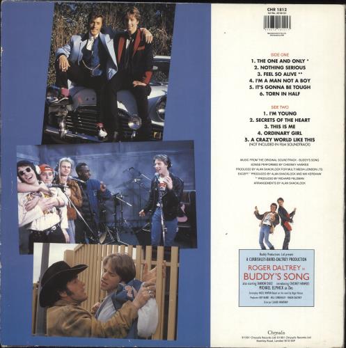 Chesney Hawkes Buddy's Song - EX vinyl LP album (LP record) UK HAWLPBU732294